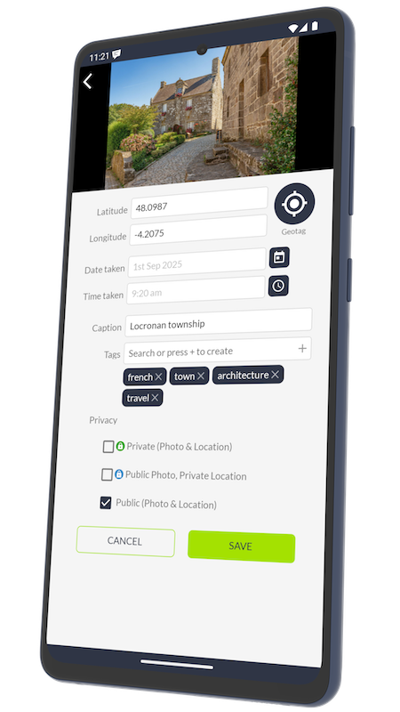 Hypefeed Tag and Geolocate Screenshot